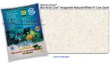 Nature's Ocean Live Natural White Sand 0.5-1.7mm 4,54 Kg